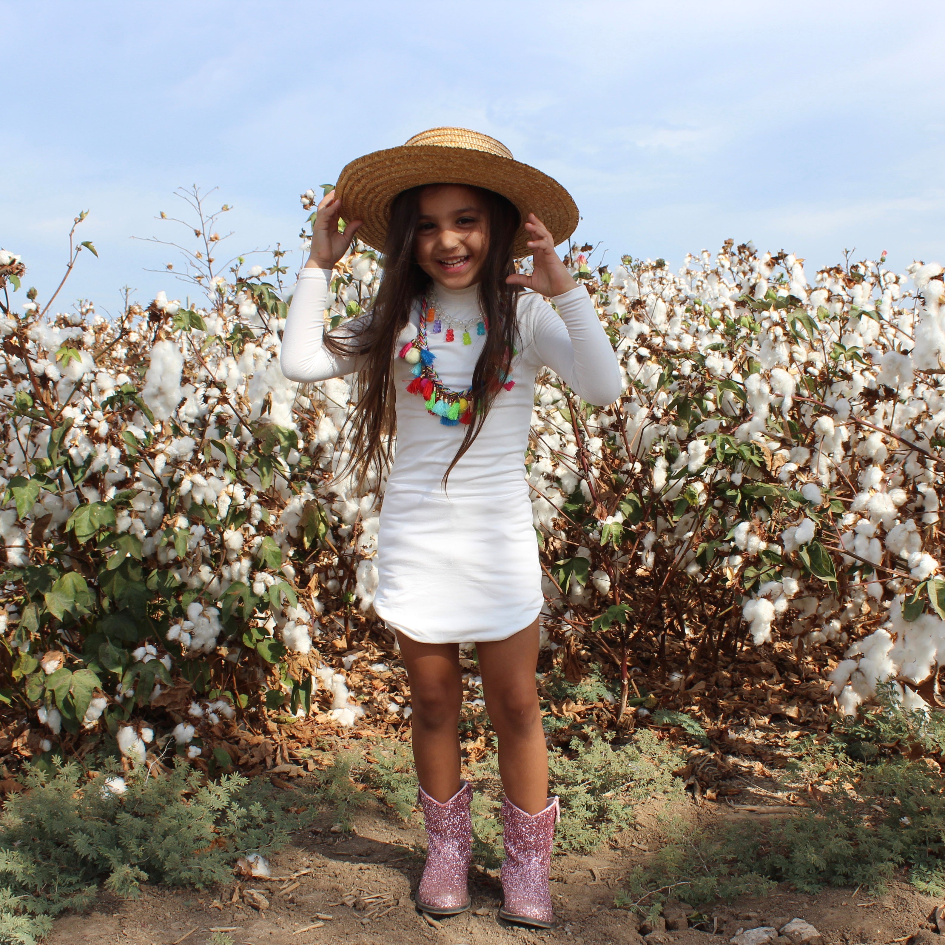 Straw Hat for Toddlers Kids